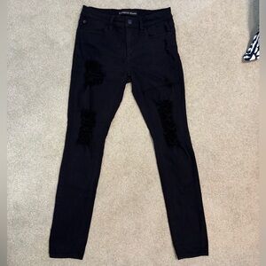 Express Ripped Black Skinny Jeans❣️